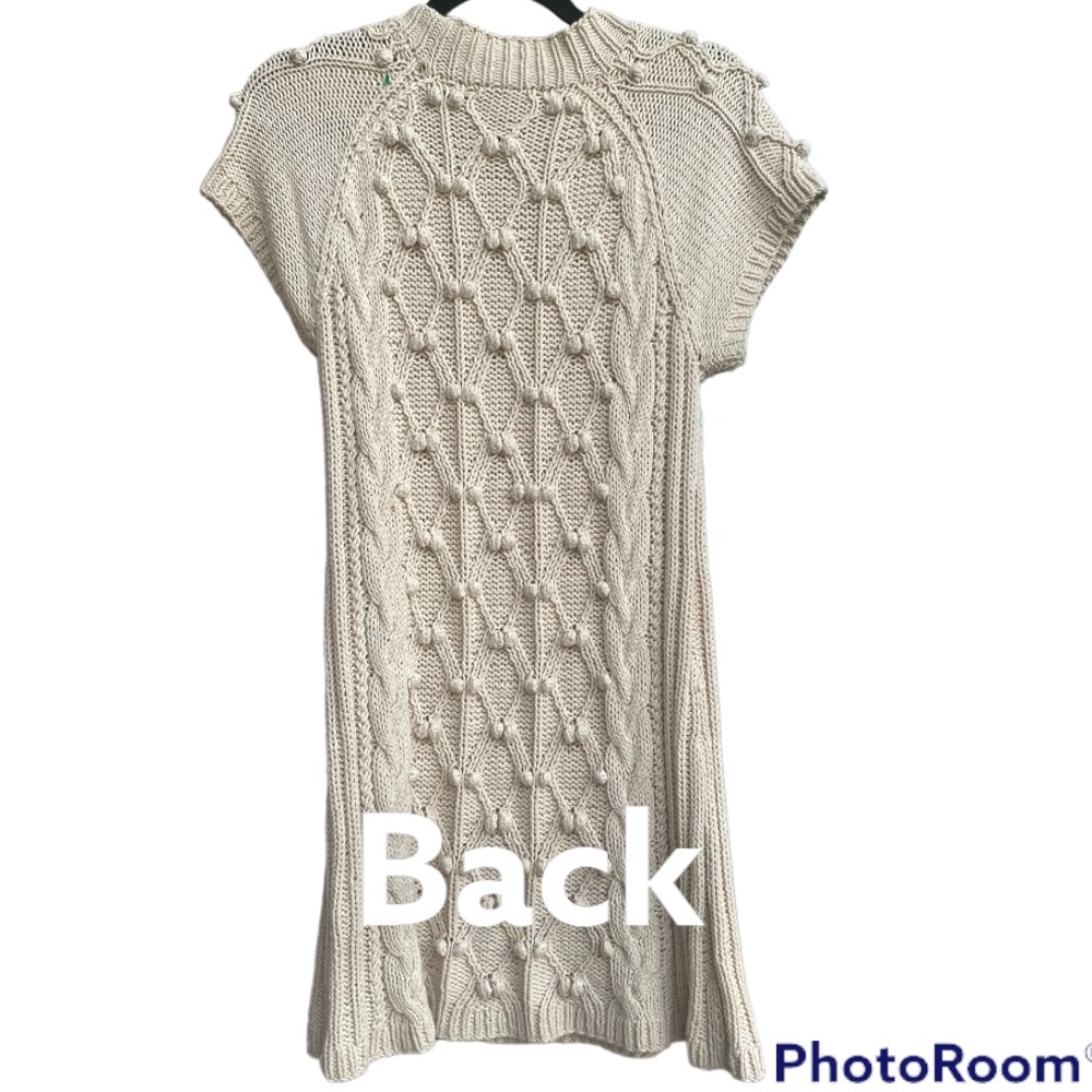 525 America Beige Tan Khaki Sweater Dress Size Small - Picture 4 of 5